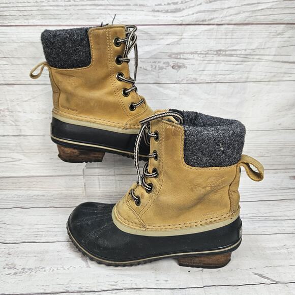 Sorel Slimpack II Womens Sz 6 Waterproof Winter Snow Duck Boots NL2348-286 - Picture 1 of 9
